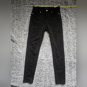 High rise black pants